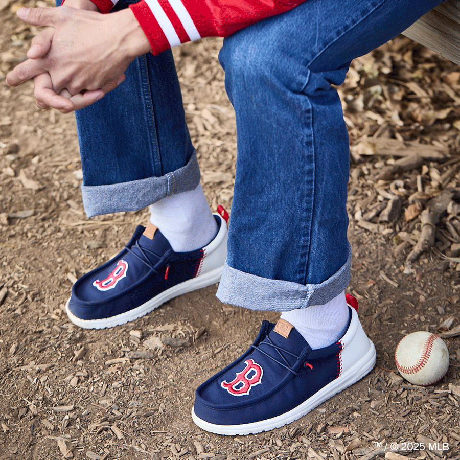 MLB Red Sox Wally Funk - Red Sox Navy/White - Image 2