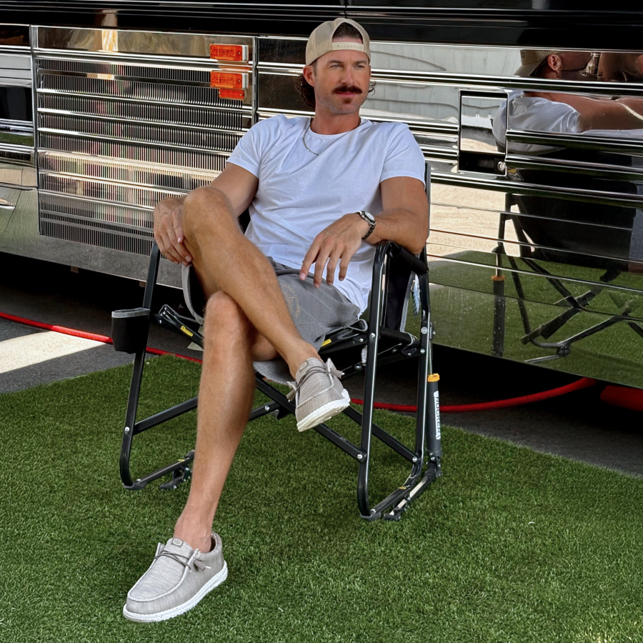 Wally Stretch Sox Wide - Tan - Image 2