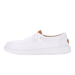 Wendy Stretch Canvas Wide - White