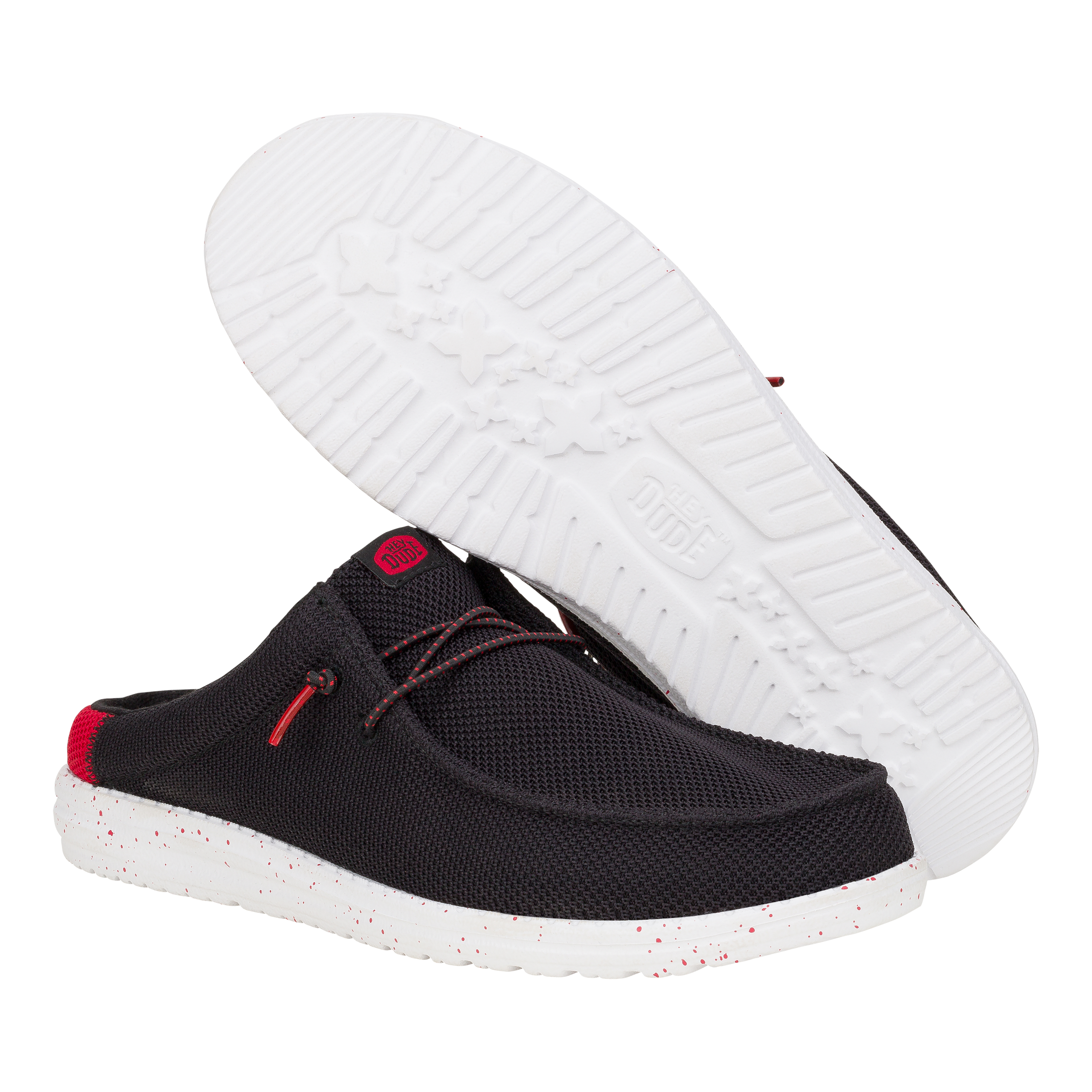 Wally Slip Varsity - Black/Red - Image 3