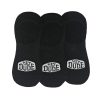 HEYDUDE No Show Sock 3 Pack - Black