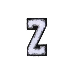 Letter Z Patch - Z Black/White