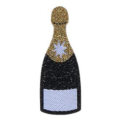 Champagne Bottle Patch - Champagne Multi