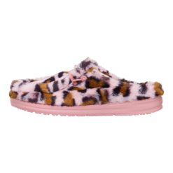 Wendy Slipper Leo Fur - Pink/Multi