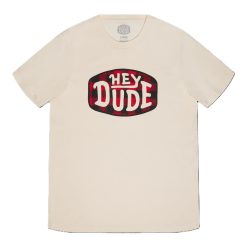 HEYDUDE Plaid Buckle Tee - Natural