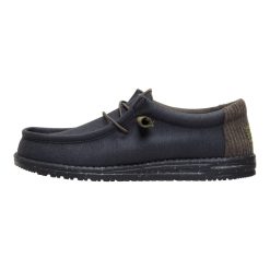 Wally Waxed Casual - Black/Black
