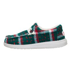 Wally Youth Confetti Plaid Cozy - Red/Green/Multi