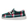 Wally Toddler Confetti Plaid Cozy - Red/Green/Multi