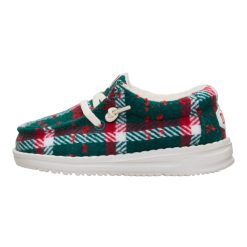Wally Toddler Confetti Plaid Cozy - Red/Green/Multi