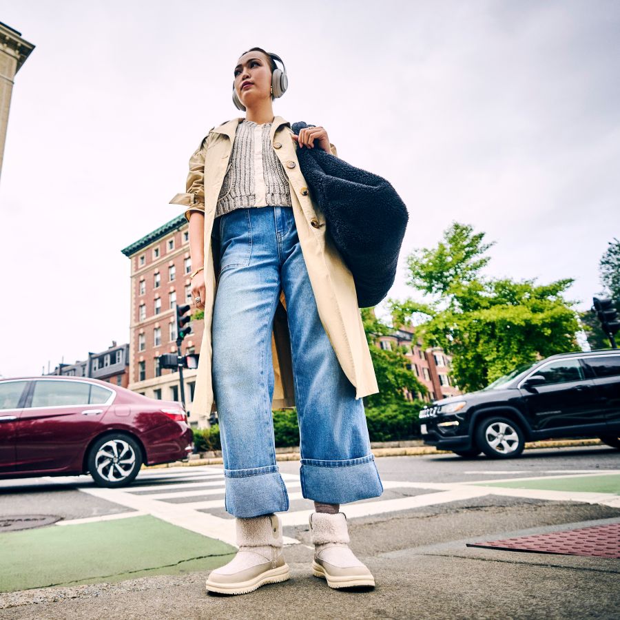 Camden Cuff Wool Cozy - Tan - Image 2